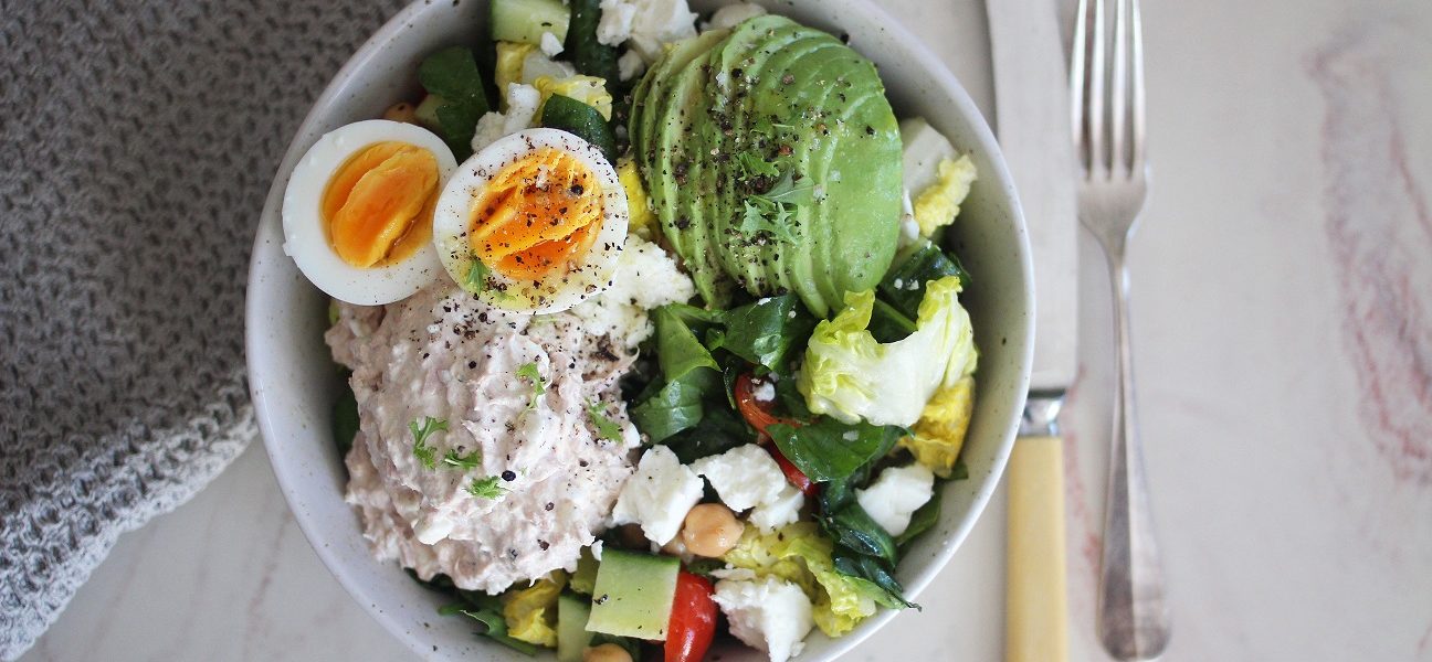 salat tunfisk og egg