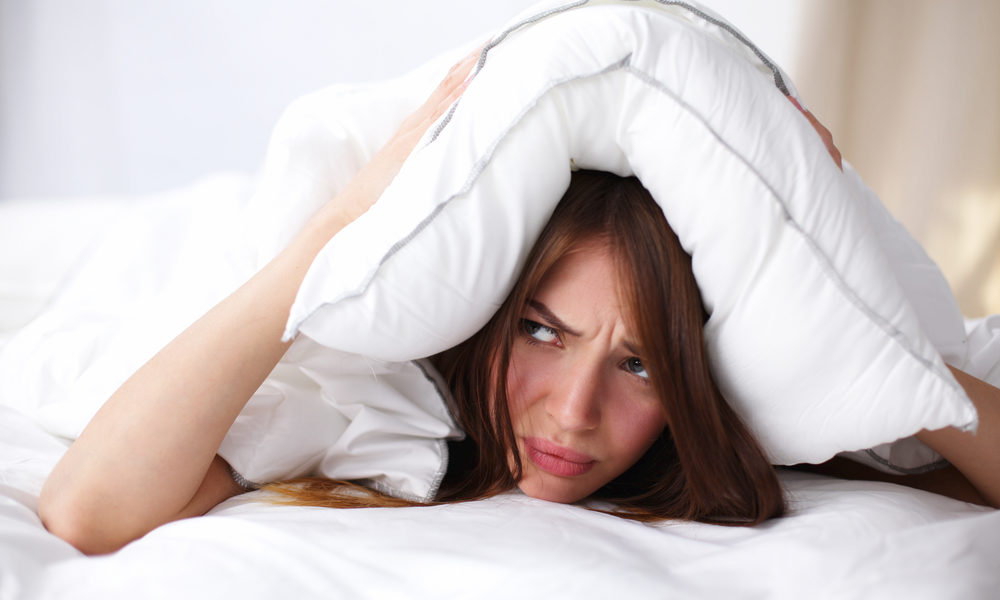 woman in bed