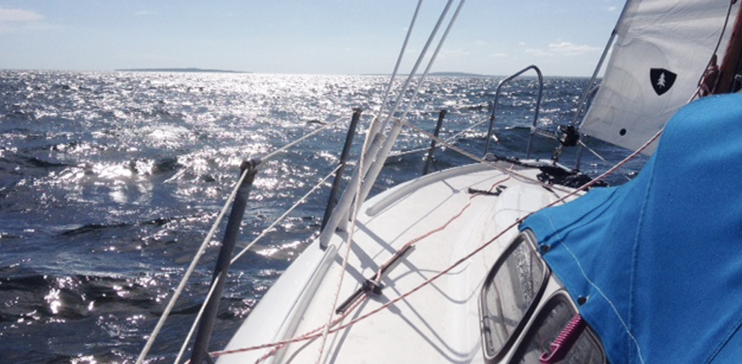 Alene på havet