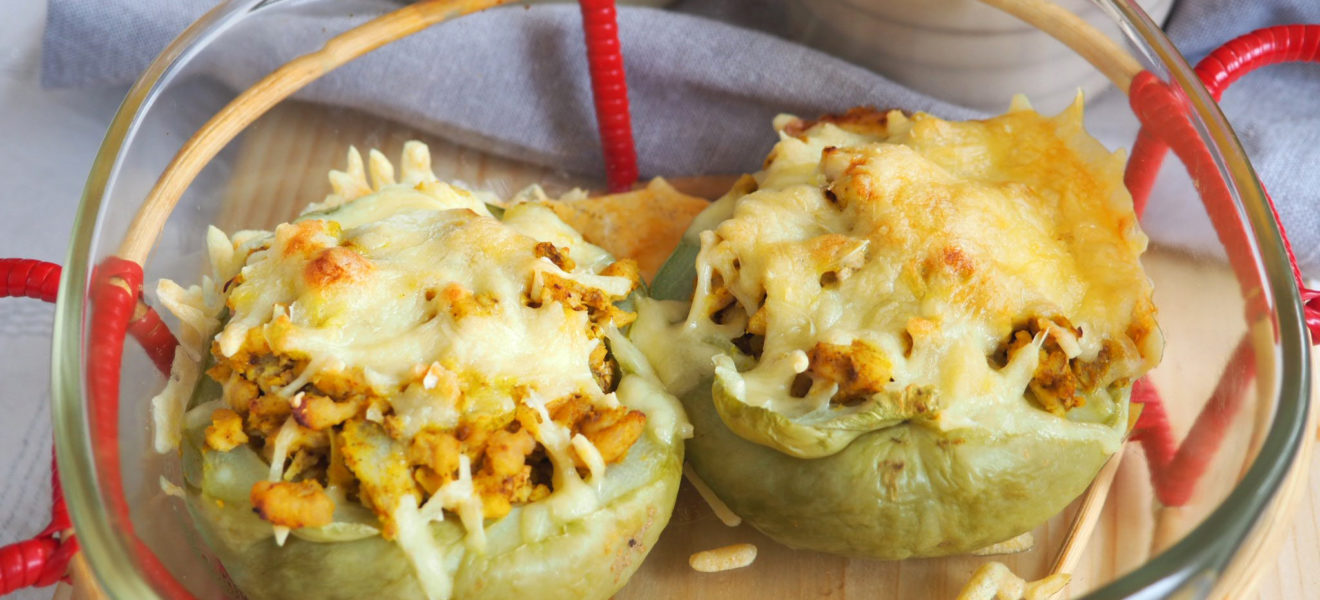 gratinert eksotisk frukt