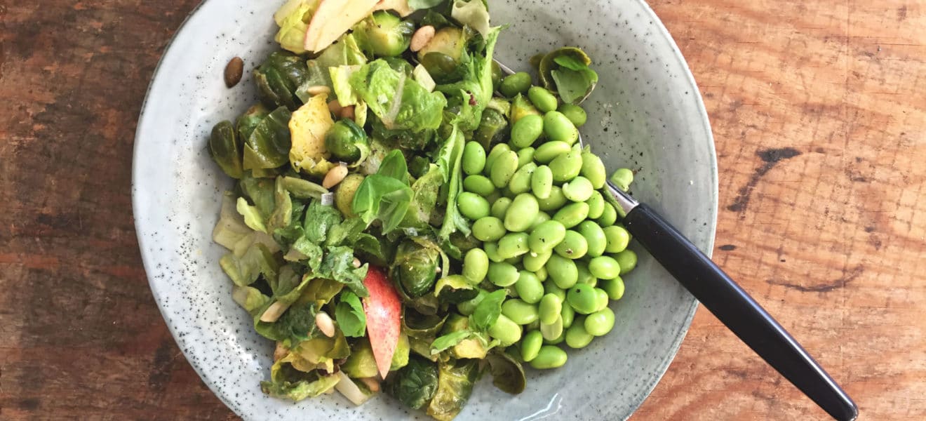 rosenkålsalat med edamame