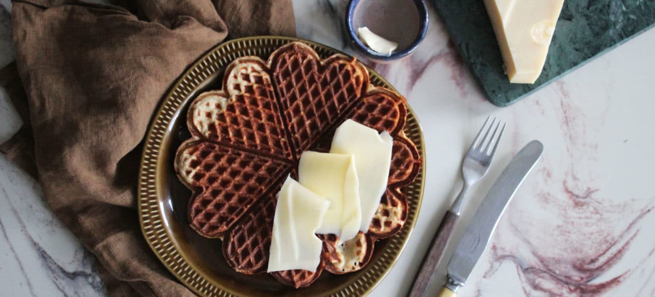 matvafler med sesamfrø og kokos