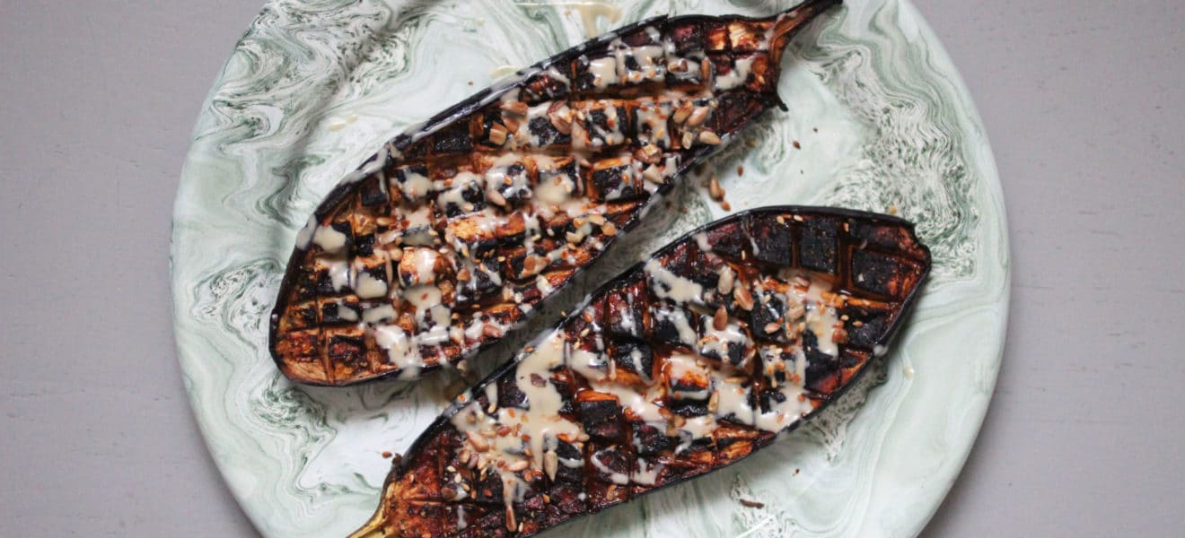 ovnsbakt aubergine