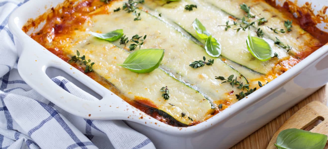 Lavkarbo-lasagne med squash