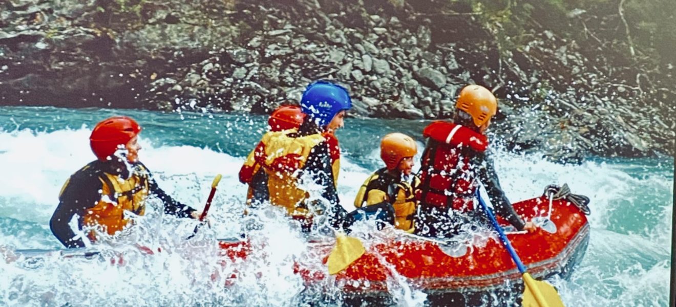Med diabetes på rafting