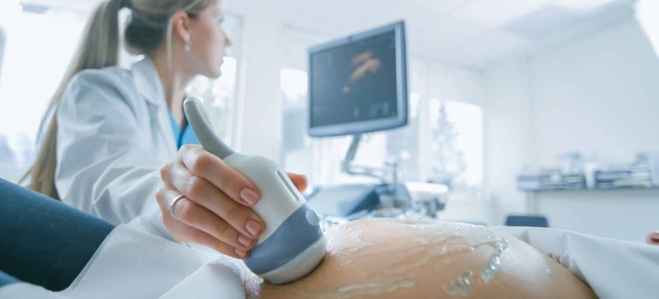 Ultralyd av gravid kvinne. Høyt blodsukker i svangerskapet øker risikoen for større baby
