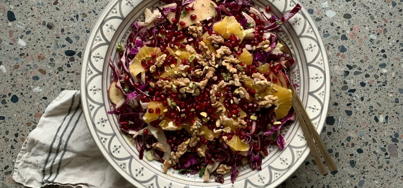 Vintersalat med kål og sitrus