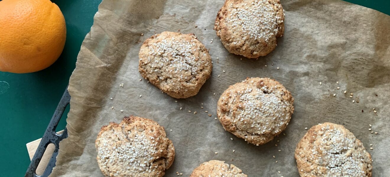 Scones med havre, Biola og valnøtter