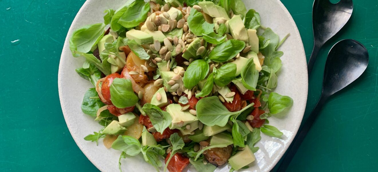 Lun potet- og tomatsalat