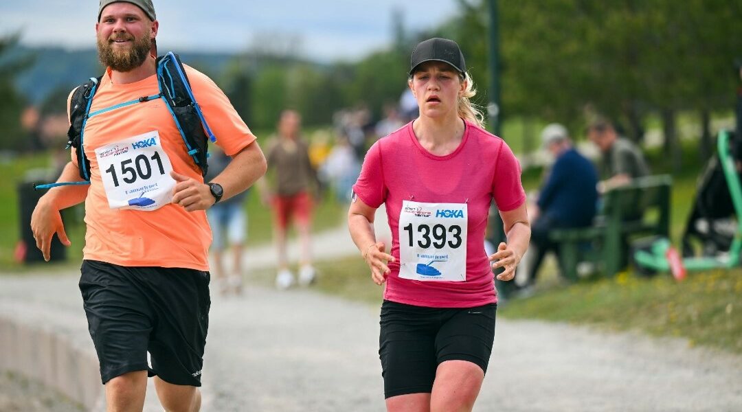 Emilie løper en mil med diabetes